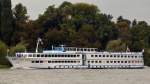 Rex Rheni, ein Flusskreuzfahrtschiff Heimathafen Rotterdam, auf dem Rhein am 22.09.2013 am Rolandseck gesehen.