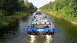 Schubboot Bizon-0-94 im Oder - Havel - Kanal bei Zerpenschleuse 01.10.12 - 2