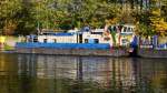 Schubboot Bizon - 0 - 119 von OT - Logistic / Stettin in  Lehnitz 21.10.12 15:15 Uhr nach Ausfahrt aus der Schleuse in Richtung Lehnitzsee. Nach Westhafen?