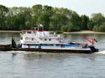 Schubboot Herkules VII , 04028330 , 35 x 13,02 , am 18.05.2012 zu Berg.