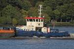 Schlepper und Schuber HUGO LENTZ (ENI 04812290); Eigner/Betreiber: HPA; Datum: 23.09.2025; Aufnahmeort: Elbe/Hafen Hamburg, Deutschland.