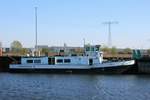 Schubboot Lian R. (04014550) , ex TMS Dettmer Tank 51 , lag am 21.04.2020 im Hafen Wustermark / Havelkanal.