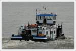 Das Schubboot  Lehnkering 12  Europa-Nr: 4029060 am 17.08.2008 auf dem Rhein (flussaufwrts) bei Duisburg-Essenberg.