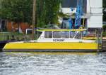 Schubboot Schuby der Firma Burchardi in Berlin-Grnau am 03.06.09.