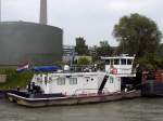 Schubboot North Trans mit Tankleichter in Thune bei Braunschweig am 24.05.07