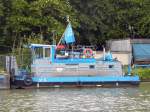 Schubboot M IV aus Seelze an seinem Liegeplatz in Lohnde am Mittellandkanal. Der Schuber ist der ehemalige 2222 der DBR und gehört jetzt der Firma Tauchmeyer.