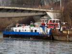 Das Schubschiff FABICO 4 aus Wroclaw (Breslau). Am 09.Dezember 2009.