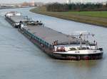 SGMS Charly - 05601430 - Lnge: 100,00 m - Breite: 9,50 m - Tiefgang: 3,15 m - 
Tonnage: 2058 t - PS 1350-Deutz - Bj 1980 bei Deutsche Industrie Werke in Berlin - & GSL Arime -0 4001870 - Lnge: 80,00 m - Breite: 9,00 m - Tiefgang: 2.50m - 
Tonnage: 1188 t - Bj 1943 bei Jacobs & Kinderen in Schelle - Gemeldet in Hamburg/D. Zu Berg im DEK bei Birgte am 7.02.2011.