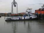 Ein Schubschiff am 14.08.2007 im Hafen Rotterdam.