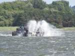 Schubboot ARGO (ex SSS 2628 Binnenreederei)in Martinshafen. Danach war alles sauber.