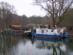 Schubboot Felix 2 (ex Boize)aus Hamburg im Strkanal bei Raben Steinfeld am 06.03.09.
