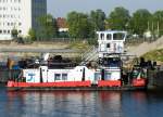 Schubboot 2369 (ex Binnenreederei)der Reederei Spree-Trans aus Berlin am 24.04.09 in Berlin Grnau