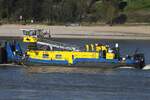 Schuber RONJA (ENI 05802220); Datum: 07.04.2026; Aufnahmeort: Elbe/Hafen Hamburg, Deutschland.