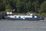 Schuber RONJA (ENI 05802220)  im neuen  Farbkleid; Datum: 01.06.2026; Aufnahmeort: Elbe/Hafen Hamburg, Deutschland.
