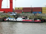 SB SCH 2640 (05604520 , 28,56 x 10,02m) am 17.06.2016 im Hafen Hamburg am Eurogate-Terminal.