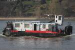 Schuber SCH 2412 (ENI 05602710); Datum: 19.03.2026; Aufnahmeort: Elbe/Hafen Hamburg, Deutschland.
