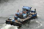 Schubboot Trave (05601750) am 27.02.2014 a.d. Schl. Charlottenburg kommend auf Spree-Talfahrt