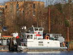 Schubboot TAUCHER 15 (ex Edfried) 05608090 Wilhelmshaven pausiert in Geesthacht; 02.01.2019
