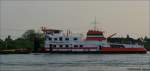 Auf dem Rhein bei Duisburg - Die  Veerhaven VII - Walrus  (Rotterdam/N) Europanummer 2319631, Lnge: 39,92 m, Breite: 14,94 m, Leistung 3x1800 pk MaK gehrt zur ThyssenKrupp Veerhaven