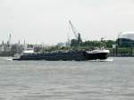 TMS Antonia (04807910 , 99,90 x 9,48) am 05.05.2014 im Hafen HH auf der Norderelbe zu Tal.