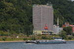 Tankschiff Aquarva am 22.06.2025 in Lahnstein am Rhein