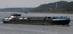 Binnentankschiff DANIEL DEYMANN (ENI 02332046); Datum: 26.08.2025; Aufnahmeort: Elbe/Hafen Hamburg, Deutschland.