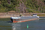 TMS ETERNITY (ENI:02333568) L.110m B.11,45m T 2991 am 21.07.2020 auf dem Rhein in St.Goar Loreley zu Tal.