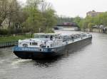 TMS Hornhafen am 05.04.2011 auf der Spree zu Tal zw. der Caprivibrcke und der Schlobrcke in Bln.-Charlottenburg