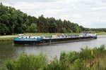 TMS Hornhafen (02329810 , 86 x 9,60m) am 12.07.2016 im Elbe-Havel-Kanal zw.