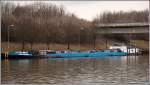 TMS JAKOB GERHARDT am 06.01.2007 im unteren Vorhafen der Schleuse Uelzen des Elbe-Seitenkanals.