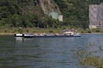 Tankschiff Libertas am 21.06.2025 in Lahnstein / Rhein