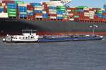 Binnentankschiff  LINA (ENI 02339102); Datum: 29.04.2026; Aufnahmeort: Elbe/Hafen Hamburg, Deutschland.