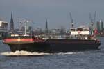 Binnentankschiff LENA MARIE (ENI 04806240); Datum: 08.08.2025; Aufnahmeort: Elbe/Hafen Hamburg, Deutschland.