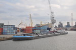 Inland Tanker MAXINE DEYMANN aufgenommen 25.09.2016 im Hafen von Antwerpen