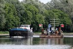 TMS Navio (04005120 , 85 x 9m) am 04.07.2016 im Sacrow-Paretzer-Kanal (UHW) auf Talfahrt.