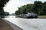 TMS Navio (04005120 , 85 x 9m) am 04.07.2016 im Sacrow-Paretzer-Kanal (UHW) auf Talfahrt Richtung Brandenburg/Havel.