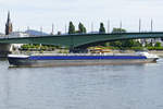 TMS  QUESTE  unterfährt die Kennedybrücke in Bonn - 12.08.2018