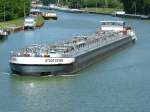 TMS Stadt Essen ENI 04807770 - L 99.90m - B 9.50m - Tg 3.20m - T 2030. / Gemeldet in Duisburg/D. Zu Berg in Bergeshvede am 4.06.10.