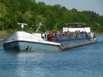 TMS Ayla - 04006770 - Lnge: 85,00m - Breite: 8,25m - Tg 2,62m - T 1226  - PS 950-MAN - Bj 1956 bei Ruhrorter Schiffswerft in Dbg.-Ruhrort. Gemeldet in Duisburg/D. Zu Berg im WDK bei Ahsen am 25.05.2011. 




