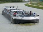 TMS Elise - 04008510 - Lnge: 84,74 m - Breite: 9,6 m - Tiefgang: 3,00 m - Tonnage: 1553 t - PS 860-MWM - Bj 1972 bei Rheinwerft Walsum. Gemeldet in Haren/Ems/D. Zu Berg im DEK/Birgte am 13.04.2011.



