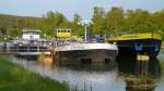 Hier liegen die beiden TMS Christina & Asterode im Oberwasser der Schleuse Bevergern am 23.05.2010.