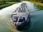 TMS LIBERTY - 04808710 - Lnge: 84,65m - Breite: 9,50m - Tiefgang: 3,10m - To: 1601 - PS 1280-Mitsubishi - Bj 2010 bei Groningen Shipyard in Waterhuizen - Gemeldet in Elsfleth/D. Zu Berg in Birgte vor der Loismann Brcke am 11.06.2011.