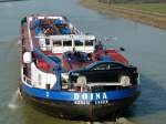 TMS DOINA - 04015570 - Lnge: 80m - Breite: 9.00m - Tiefanng: 2.68m - Tonnage: 1306 - PS 900-Deutz - Bj 1971 bei Arminiuswerft, Bodenwerder - Gemeldet in Schmachtenhagen/D. Zu Tal in Birgte am 3.03.2011.