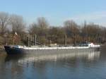 Hamburg a 11.2.08 - BITUMINA 1 hat als Heimathafen Worms am Heck stehen, liegt aber meistens hier im Steendieck Kanal i HH-Finkenwerder.