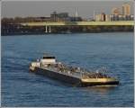 Tankschiff   SOMTRANS IV   aufgenommen auf dem Rhein in Kln am 08.11.2008.