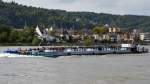 TMS TWISTER ein Tankschiff auf dem Rhein bei Remagen Lnge 85m ,Breite 9,50m, am 21.09.2013 abgelichtet.