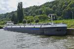 TMS UNION VIII, 02339058, BJ 2021; L 110 m; B 11,45m; 1941 t; liegt im Ternaaien Kanal voor der Maas an der Kaimauer.
