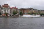 Das Dampfschiff Stockholm in der schwedischen Hauptstadt. Am 11.06.2008