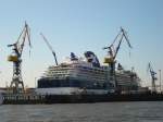 TS SUMMIT  IMO 9192387, am 22.4.2008 im B&V-Dock Elbe 17;  Celebrity Cruises, Monrovia, bei Chantiers de lÁtlantique, St.