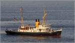 Auch der Dampfeisbrecher WAL (IMO 8862662) beteiligte sich am Begrüßungskorso für die POLARSTERN, die nach 13-monatiger Polarexpedition in ihren Heimathafen Bremerhaven zurückkehrte. 12.10.2020